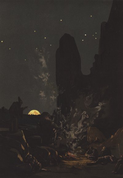 The Old Man of the Mountain by Spanish School